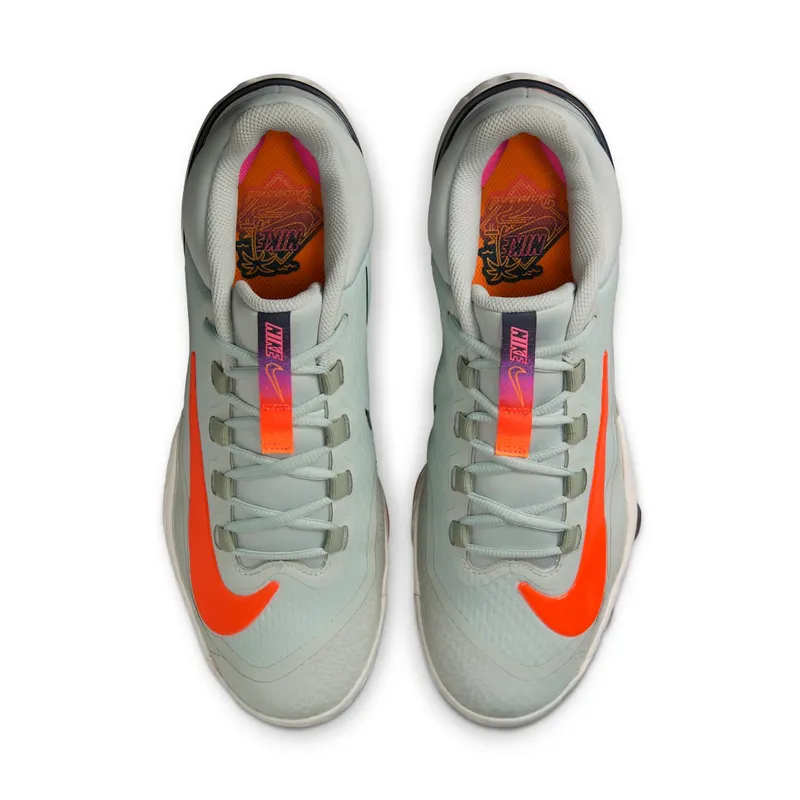 Nike Alpha Huarache Elite 4 Low MCS Light Silver Jade Horizon Phantom Laser Orange (HF1137-001)