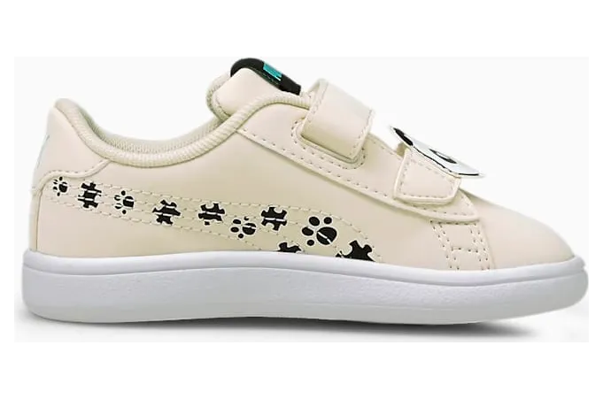 Puma Smash v2 Summer Animals babysneakers Zwart/Wit (368789-02)