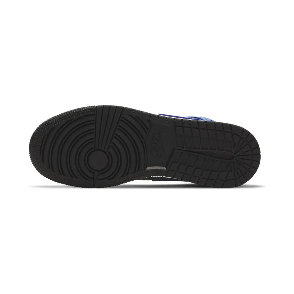 Jordan 1 Mid Hyper Royal (GS) Black/Hyper Royal/White (554725-077)