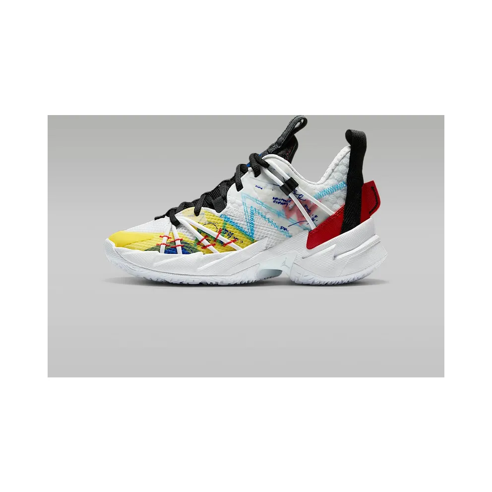 Air Jordan Why Not Zer0.3 SE (GS) 3 “White / Black / Hyper Blue / University Red” (CN8107-100)