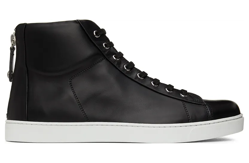 Gianvito Rossi White High Top Sneakers (S28240-M1WHT-CLN)