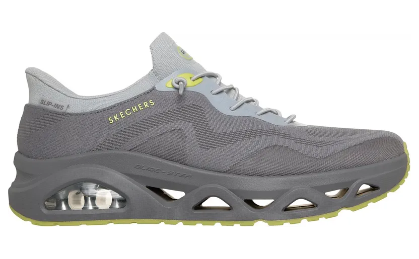 Skechers Slip-ins: UNO Glide-Step – Air Gliders Sneaker Grijs/Limoen