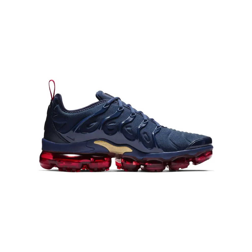 Nike Air VaporMax Plus Olympic Midnight Navy/Metallic Gold-Black (924453-405)