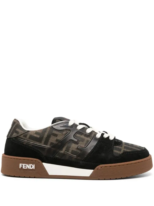 FENDI Sneakers mit Zucca-Monogramm – Schwarz (8E8470AQ6I)
