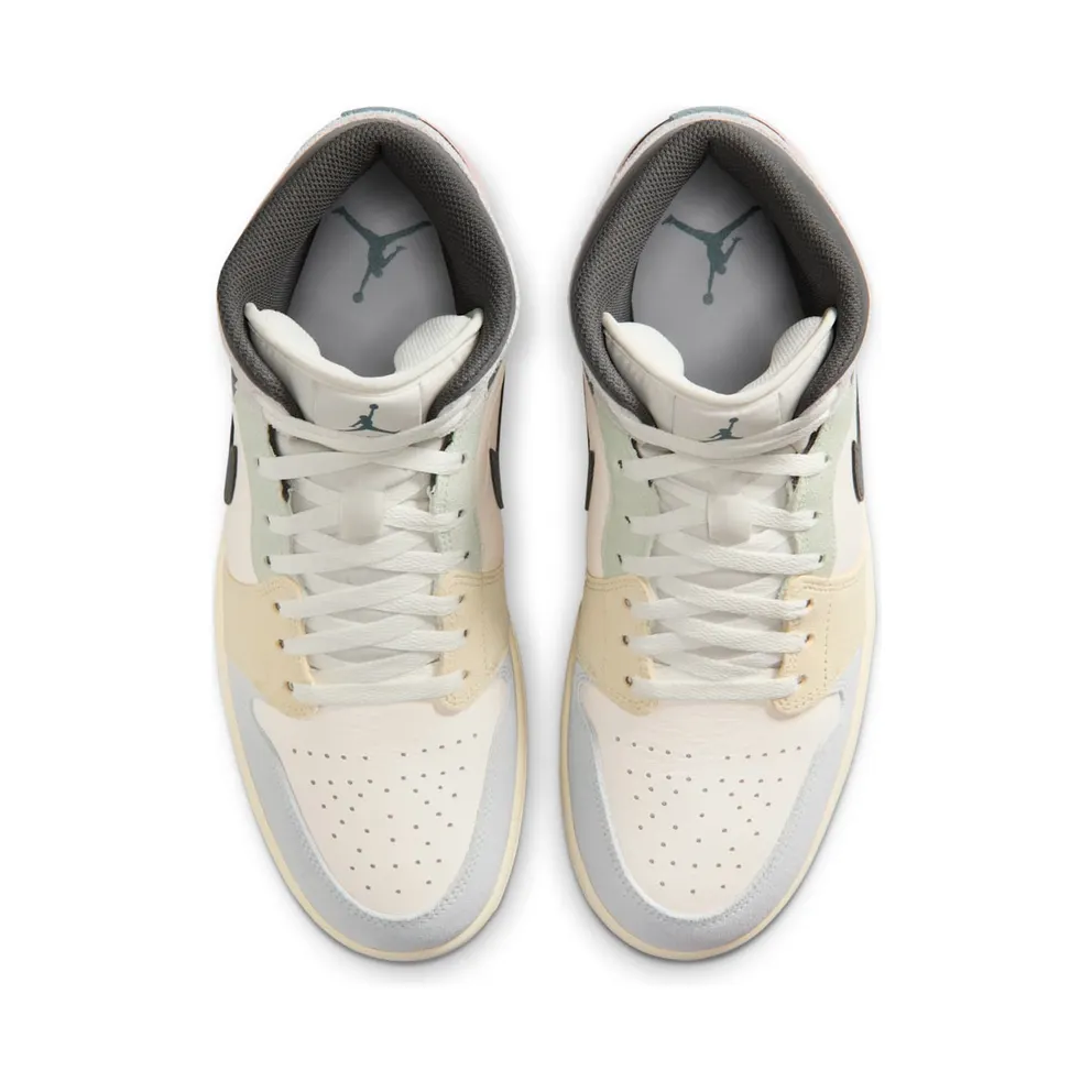 Air Jordan 1 Mid “Sail / Anthracite-Jade Aura-Iced Jade” (IB7110-100)