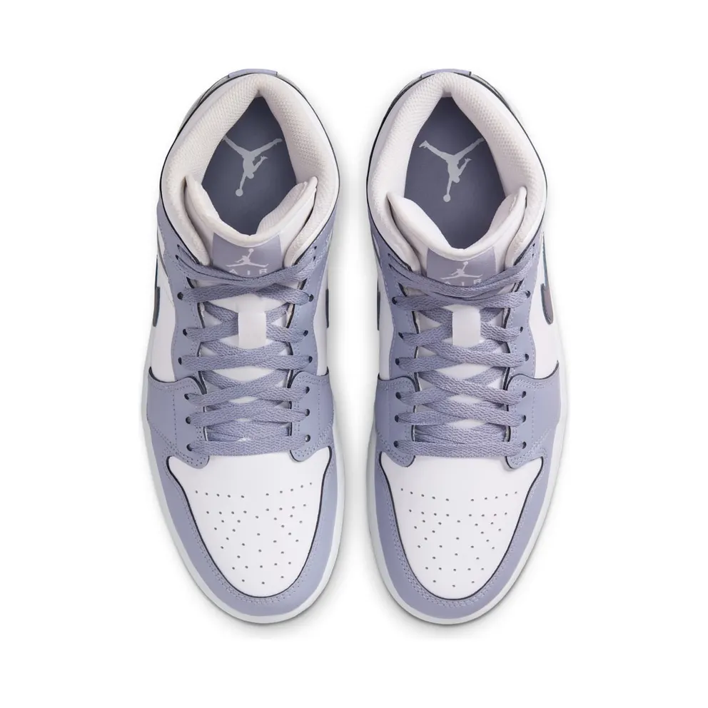 Jordan 1 MID “White / Dark Blue Grey / Indigo Haze” (DQ8426-145)