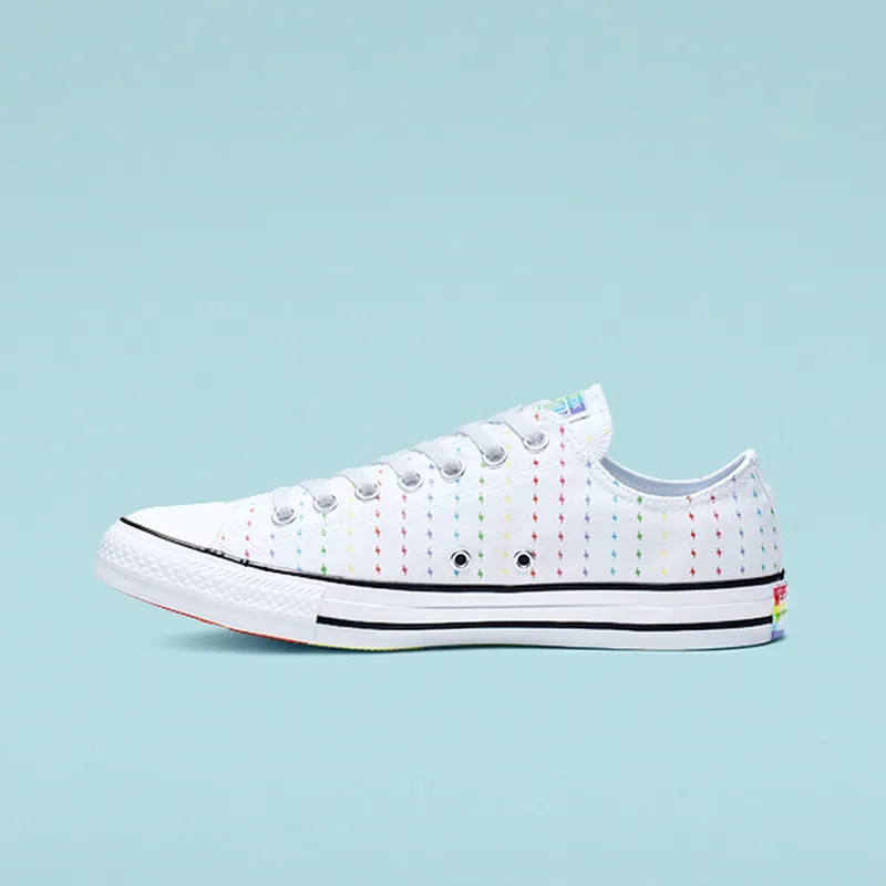 Converse Chuck Taylor All Star Ox ‘Pride Pattern’ White/Multi/Black (165717C)