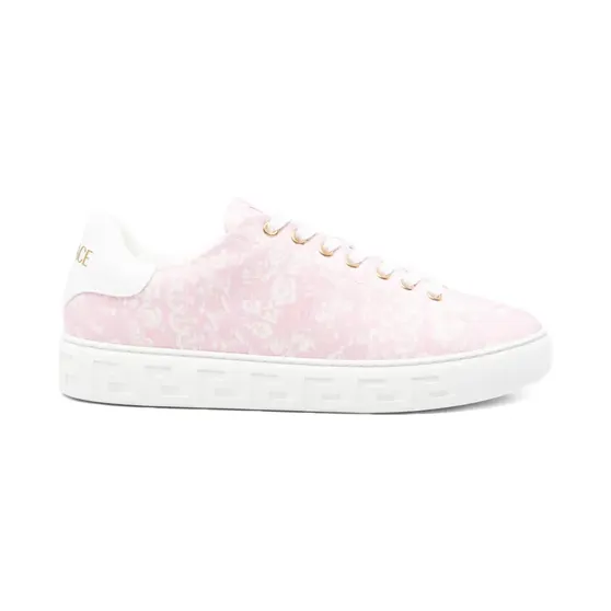 Versace Low-top met Barocco-patroon “Pink” (10135681A17679)