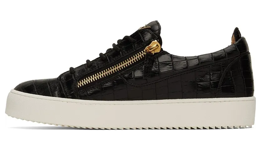 Giuseppe Zanotti White Croc May London Frankie Sneakers (RU00010-118) (3)