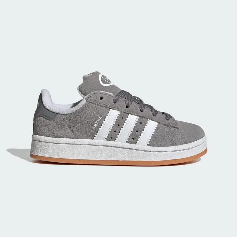 adidas Campus 00s Elastic Lace Kids Grey Three / Cloud White / Gum (JI4330)