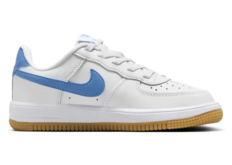 Nike Air Force 1 Low EasyOn White Gum Light Brown Blue Beyond (FN0237-115)