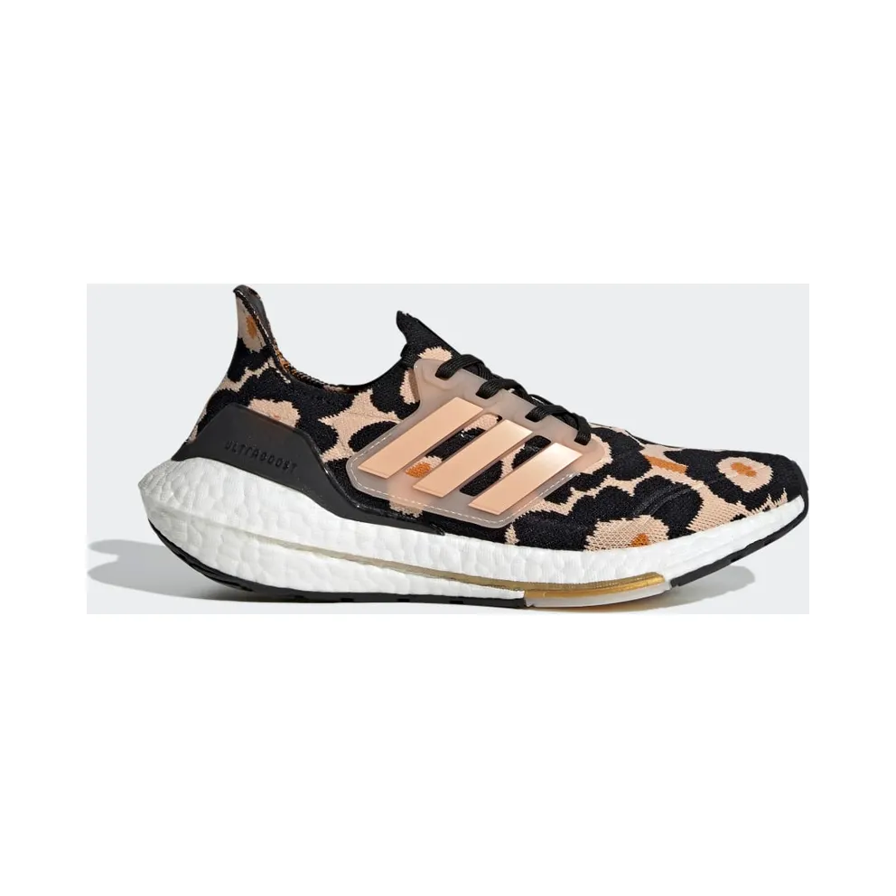 adidas ULTRABOOST 21 X MARIMEKKO Core Black / Halo Blush / Gold Metallic (H01087)