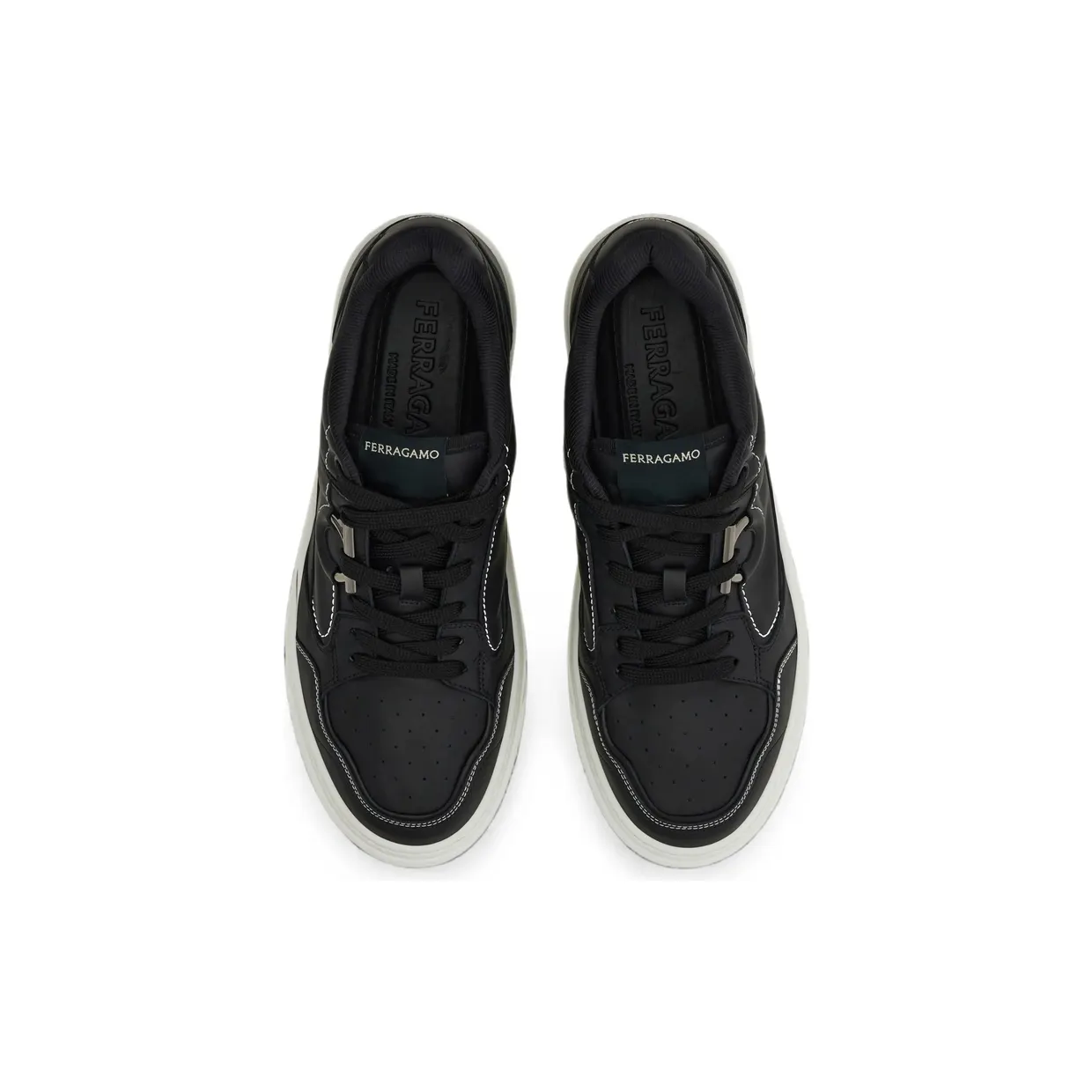 Ferragamo Gancini “Black” (02A945 0795665 M Black) (02A9450795665MNERO) (4)