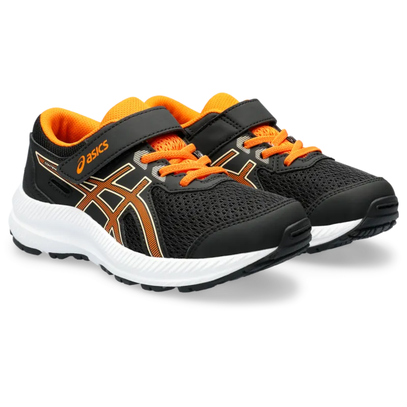 Asics CONTEND 8 PS Black/Bright Orange (1014A258.007)
