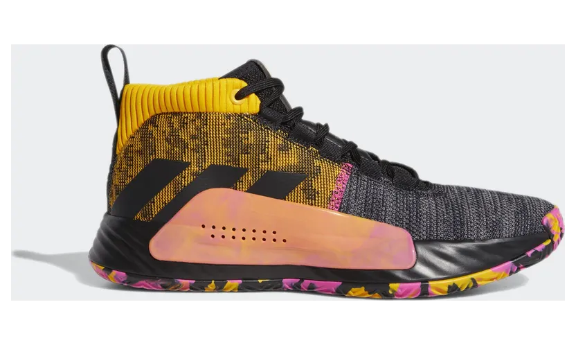 Adidas Dame 5 ‘Core Black Shock Pink’ Core Black/Active Gold/Shock Pink (EF9367)