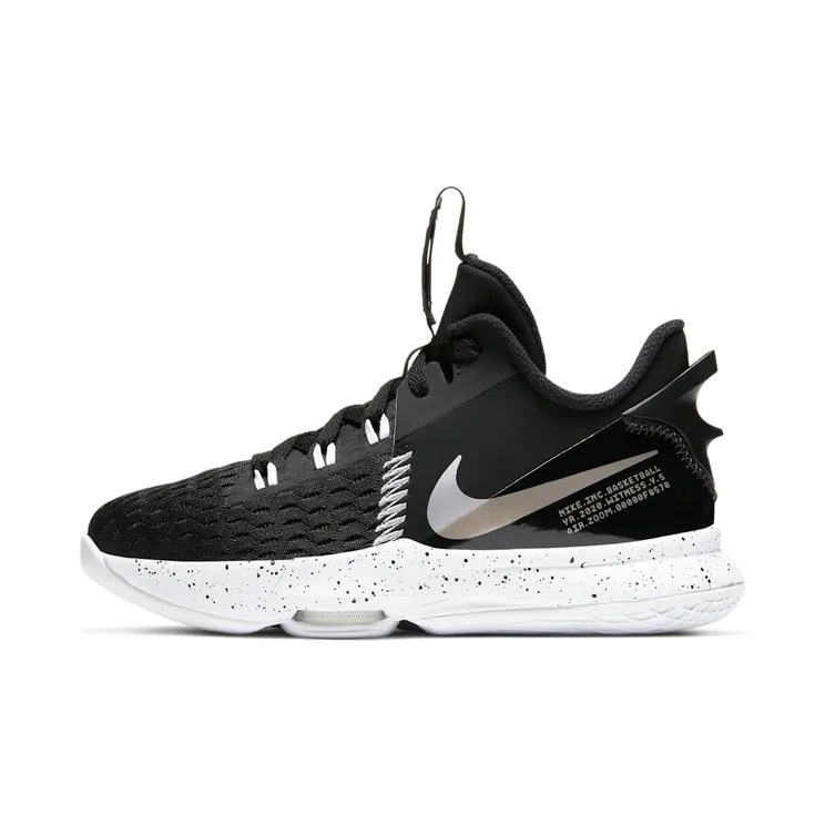 Nike LeBron Witness 5 Black Metallic Silver (CT4629-001)