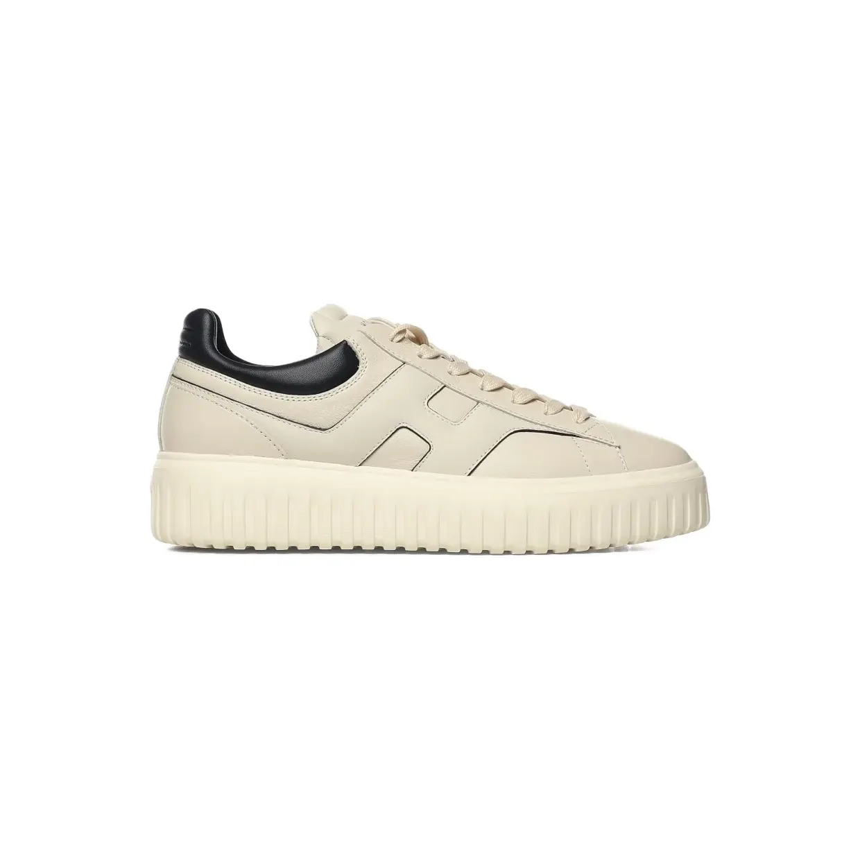 Hogan H-Stripes met plateauzool “White” (HXM6450FE93UY8)