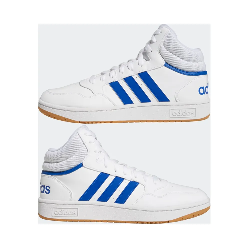 adidas Hoops 3.0 Mid Classic Vintage Cloud White / Royal Blue / Gum (GW3021)