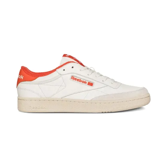 Reebok Club C White Neon Orange “White” (RMIA011C99LEA0030120)