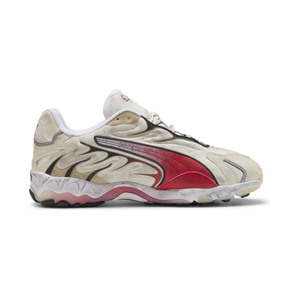 Puma Inhale Distressed “Alpine Snow / For All Time Red” (404532_02)