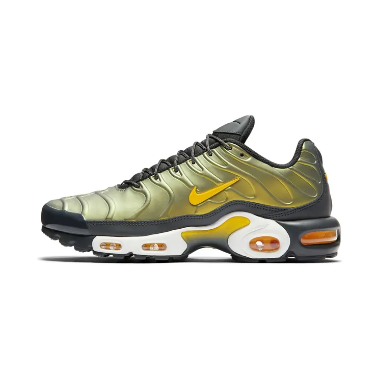 Nike Air Max Plus Liquid Metal “Anthracite / Summit White / Amarillo” (AJ2013-005)