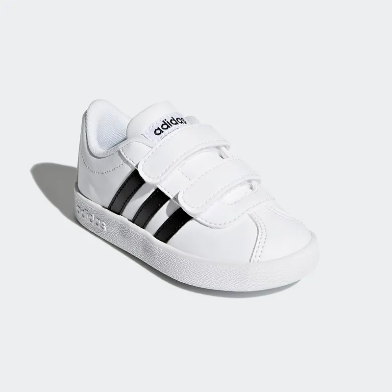 Adidas VL Court 2.0 Cloud White / Core Black / Cloud White (DB1839)