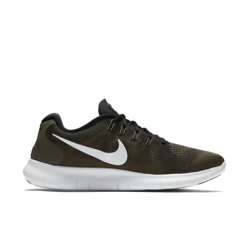 Nike Free RN 2017 Black Off White Cargo Khaki Black/Off White-Cargo Khaki (880839-008)