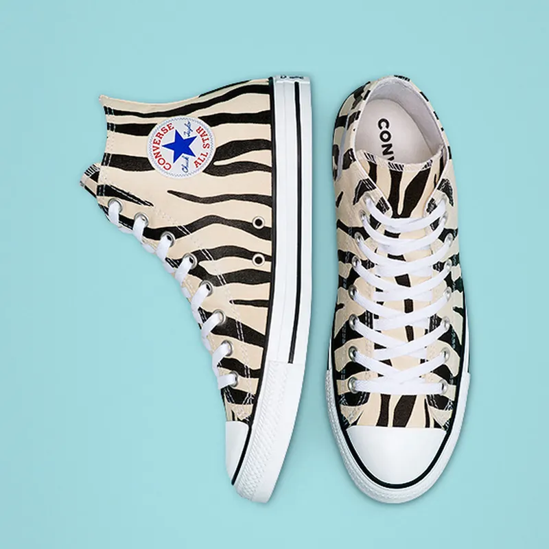 Converse Chuck Taylor All Star Hi Zebra Stripe (166258F)