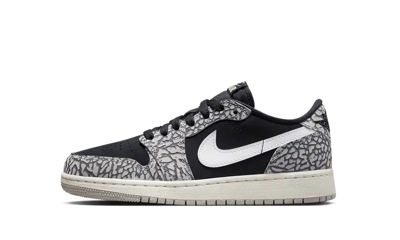 Air Jordan 1 Low GS “Elephant Print” (CZ0858-001)