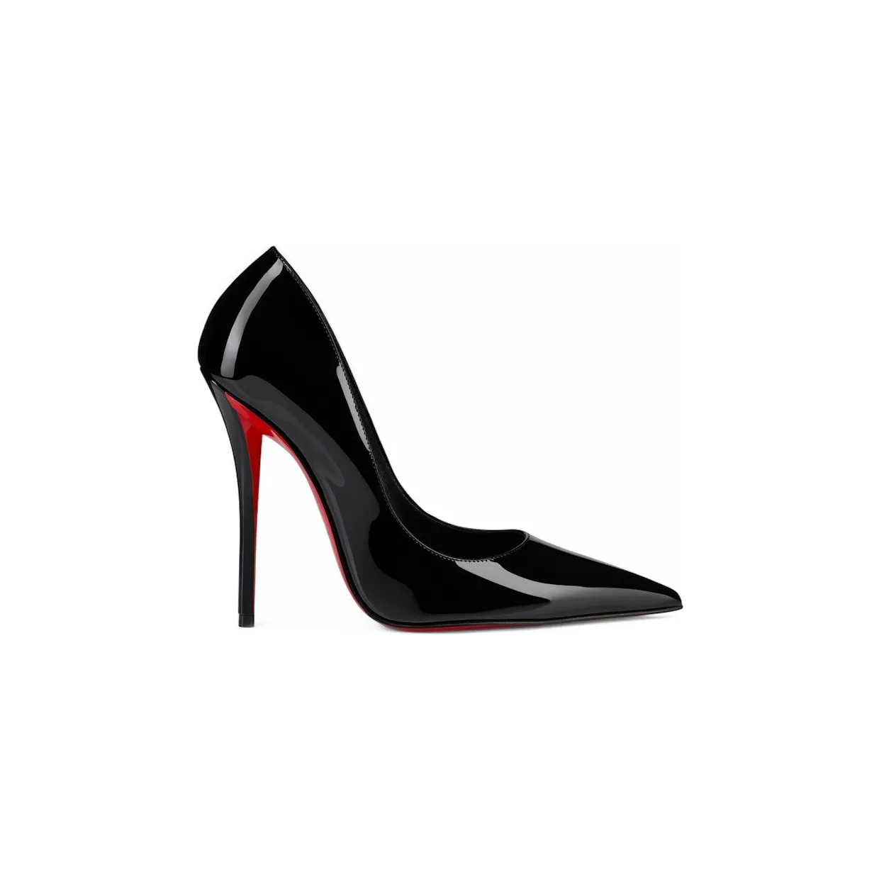 Christian Louboutin Miss Z 120mm Pump Black Patent Calf Leather (1250916B439)