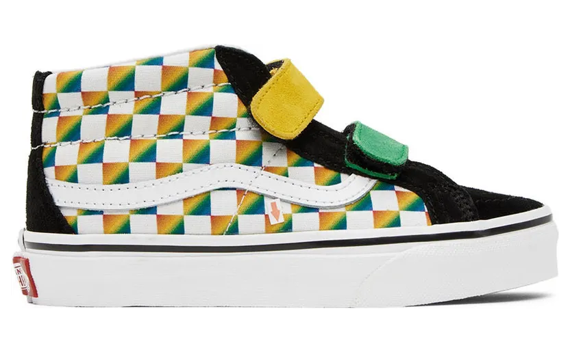 Vans Kids Multicolor Sk8-Mid Reissue V Little Kids Sneakers (VN0A38HHBLK)