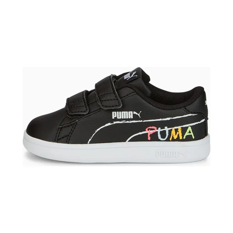 Puma Smash v2 Home School für Babys Schwarz (386201-01)