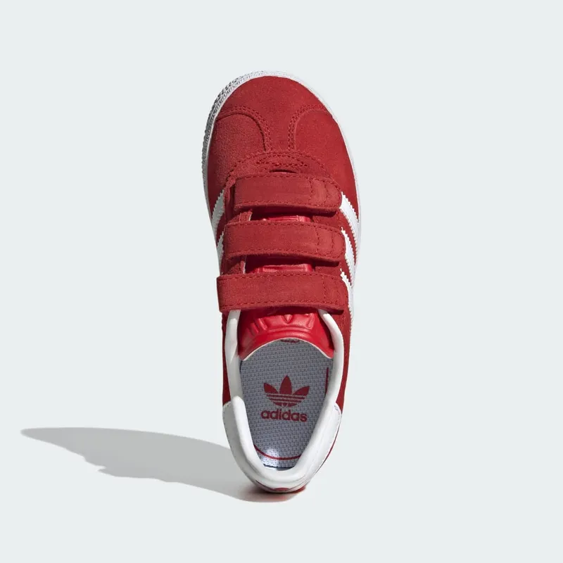Adidas Gazelle Kids Better Scarlet / Cloud White / Gold Metallic (IF5971)