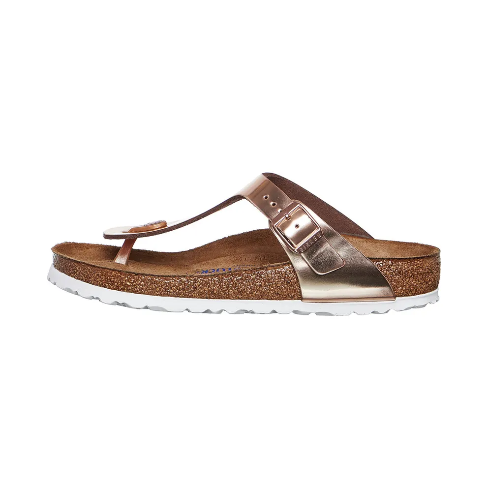 Birkenstock Gizeh SFB W Metallic Copper / Leather (1005048)