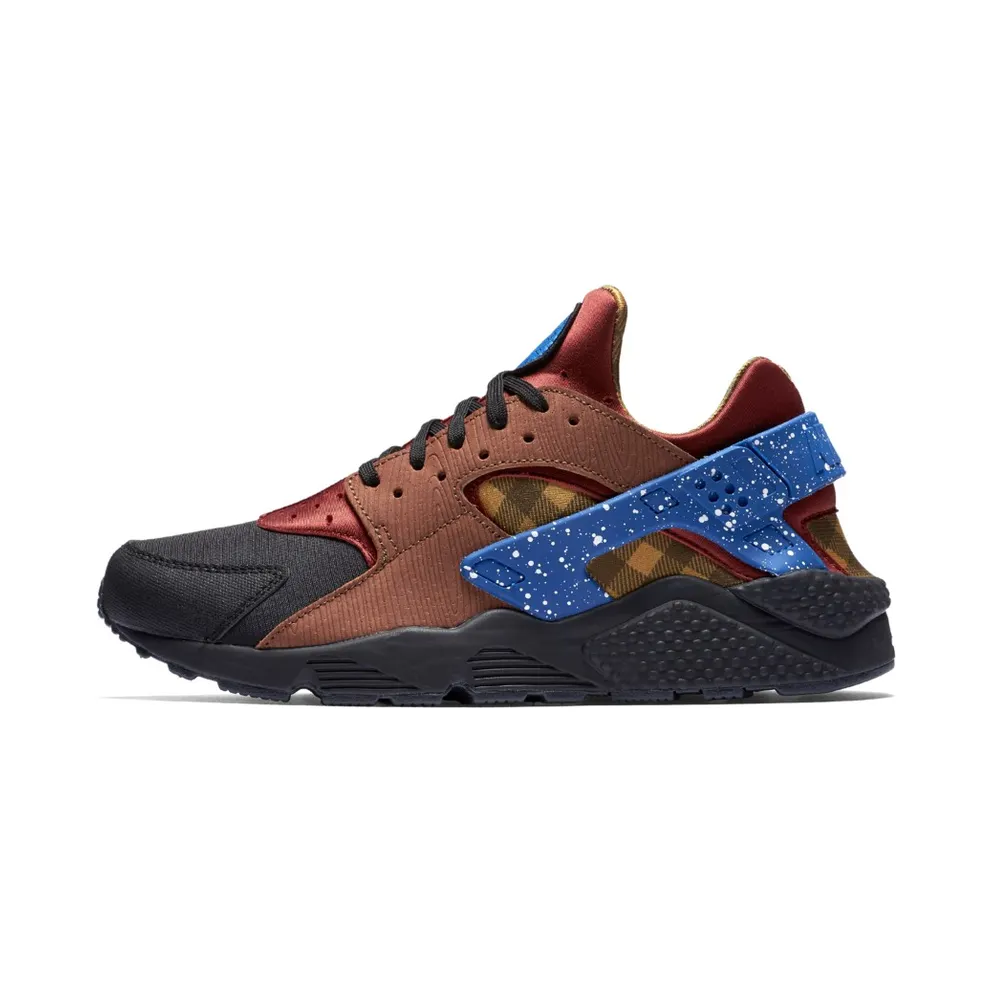 Nike Air Haurache Campfire Pack Dark Cayenne/Blue Spark-Black-Cognac-Anthracite-Gold Suede (704830-600)