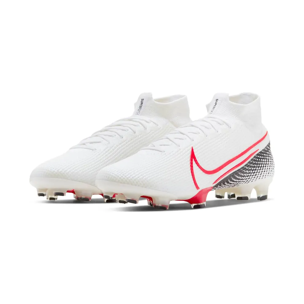 Nike Mercurial Superfly 7 Elite FG White Laser Crimson (AQ4174-160)