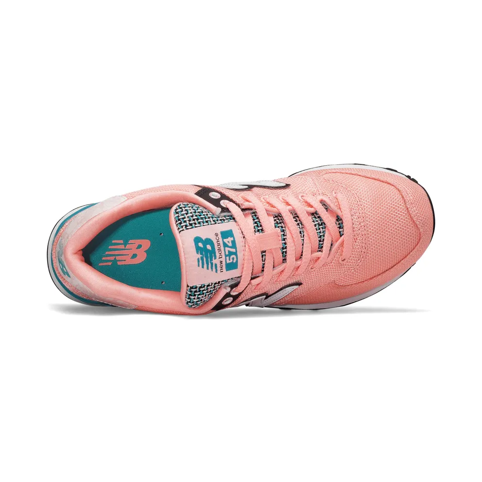 New Balance 574 Art School Peach (W) Peach/Teal-White (WL574ASA)