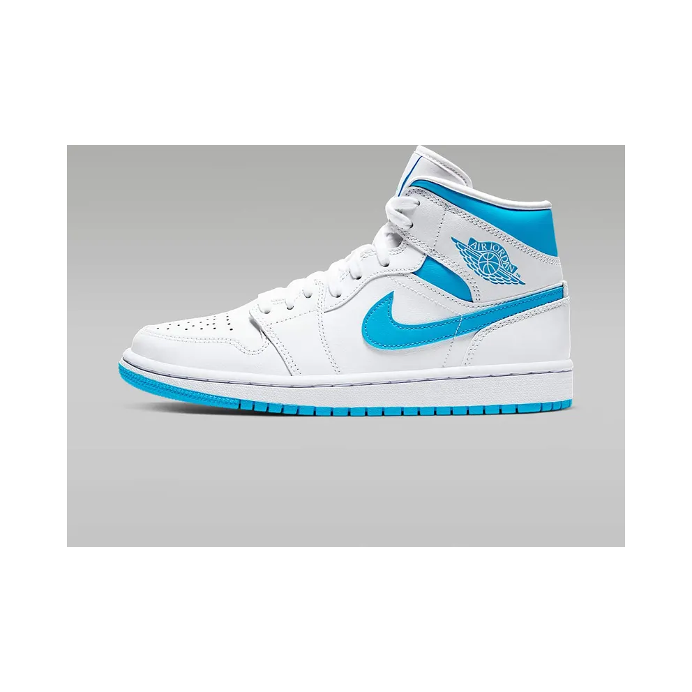 Air Jordan WMNS Nike AJ 1 Mid UNC (2020) (BQ6472-114)