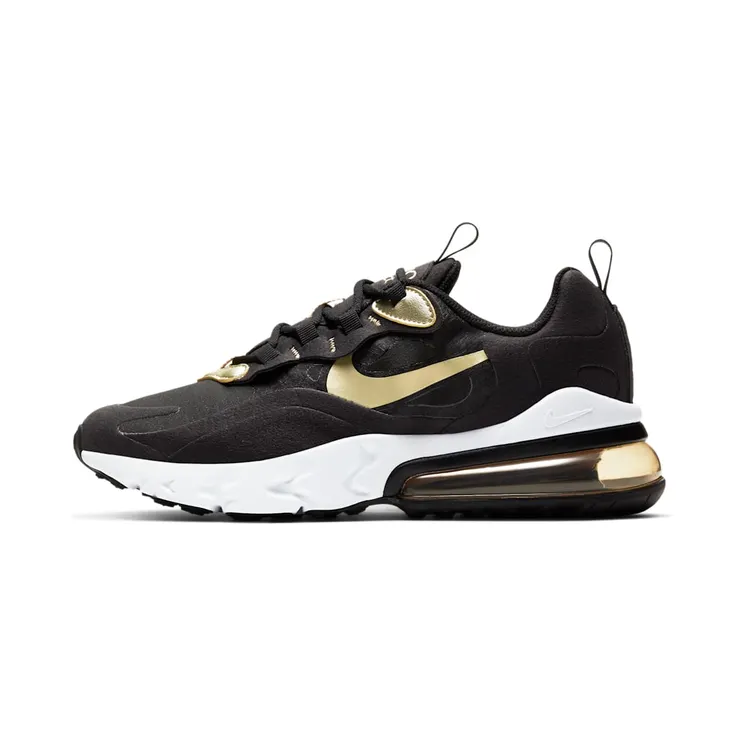 Nike Air Max 270 React “Black / Metallic Gold Star” (BQ0103-018)