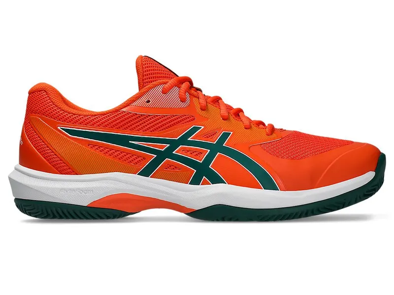 ASICS GAME FF PADEL “Energy Orange / Jewel Green” (1041A493-800)