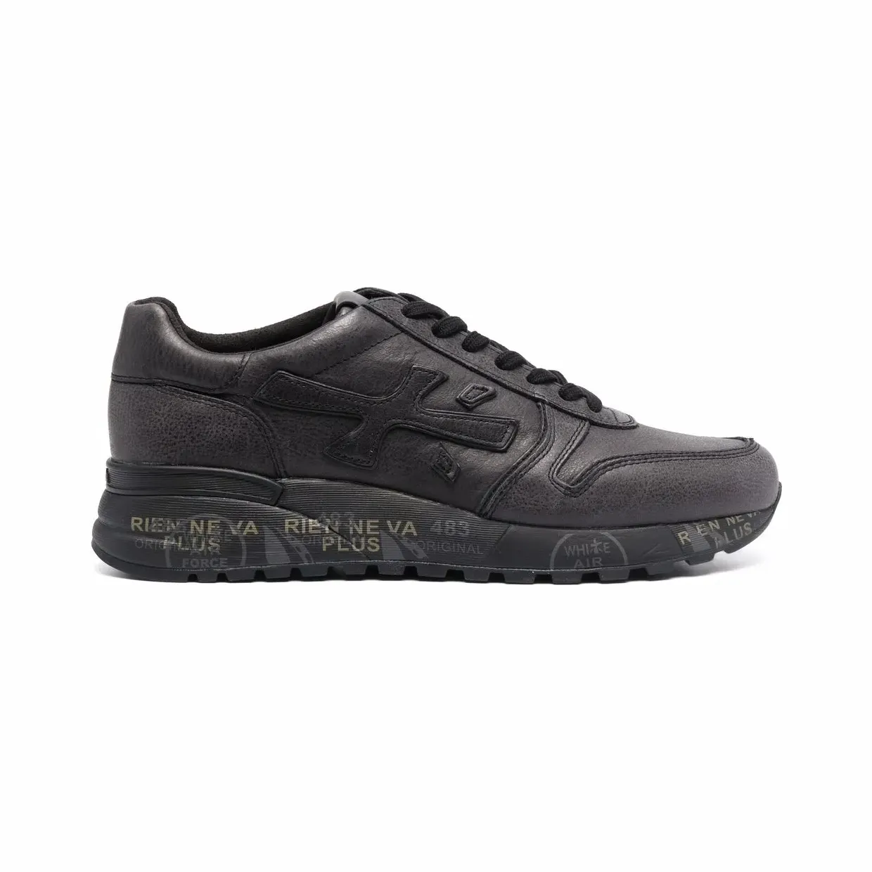 Premiata Mick 0 low-top “Black” (MICK1453N)