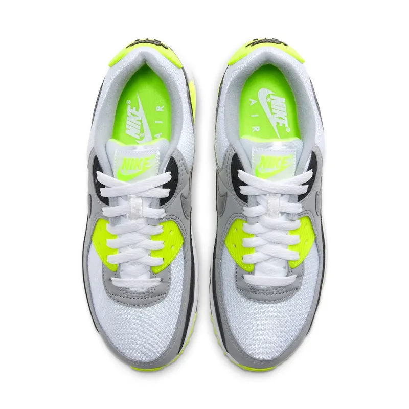 Nike Air Max 90 Recraft Volt (W) White/Particle Grey-Black-Volt (CD0490-101)