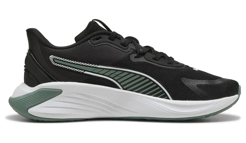 Puma PWR Hybrid Trainingsschuhe 04 – PUMA black/green moon/PUMA white 40 für Herren, schwarz, Größe 44 ½ EU / 10 UK (310282)