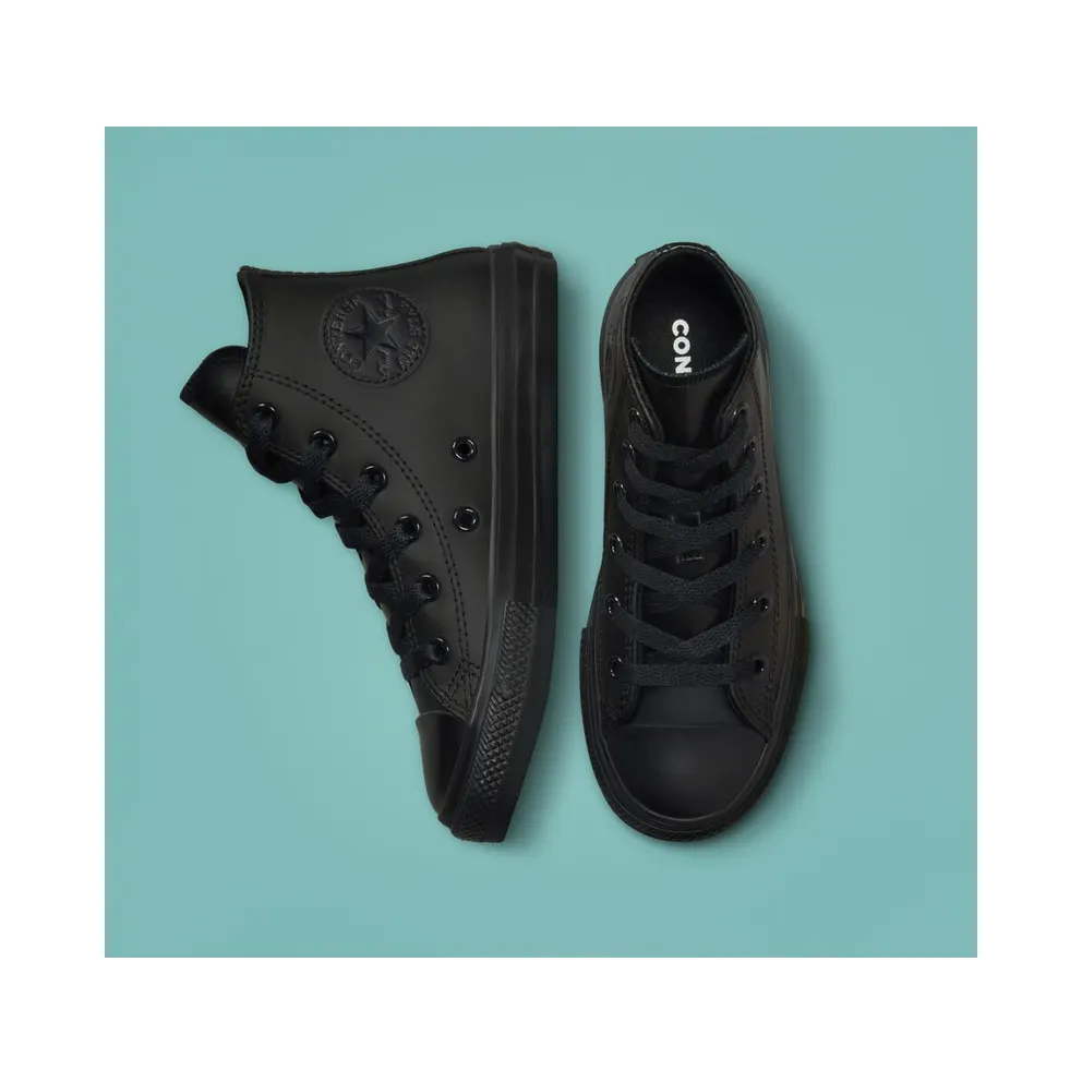 Converse Chuck Taylor All Star Leather Black/Black/Black (A00919C)