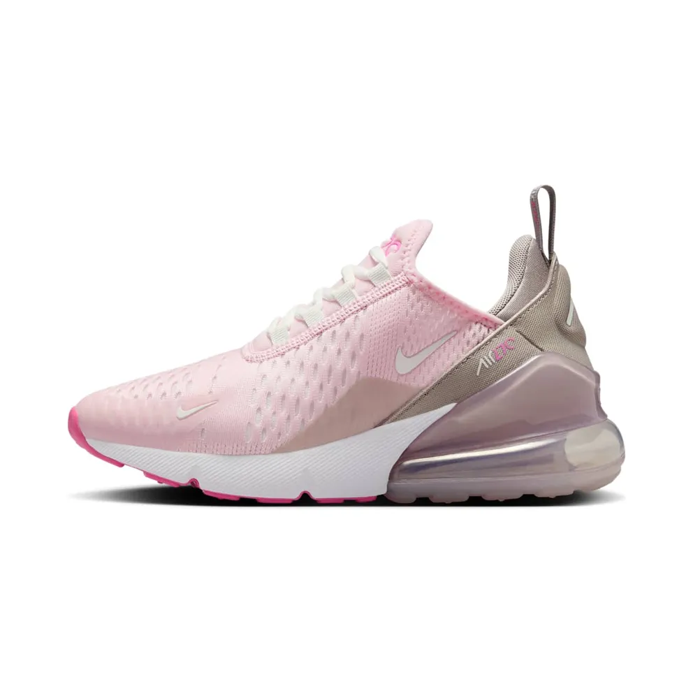 Nike AIR MAX 270 GS “PINK FOAM COLLEGE GREY PLATINUM VIOLET SUMMIT WHITE (GS)” (IB4435-663)