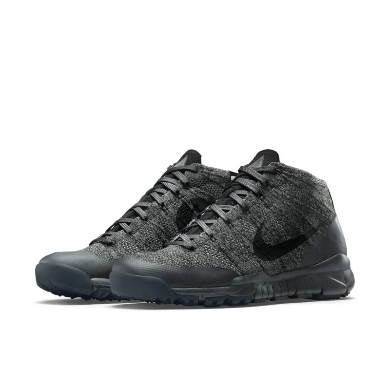 Nike Flyknit Trainer Chukka SFB ACG Black Anthracite (728656-001)