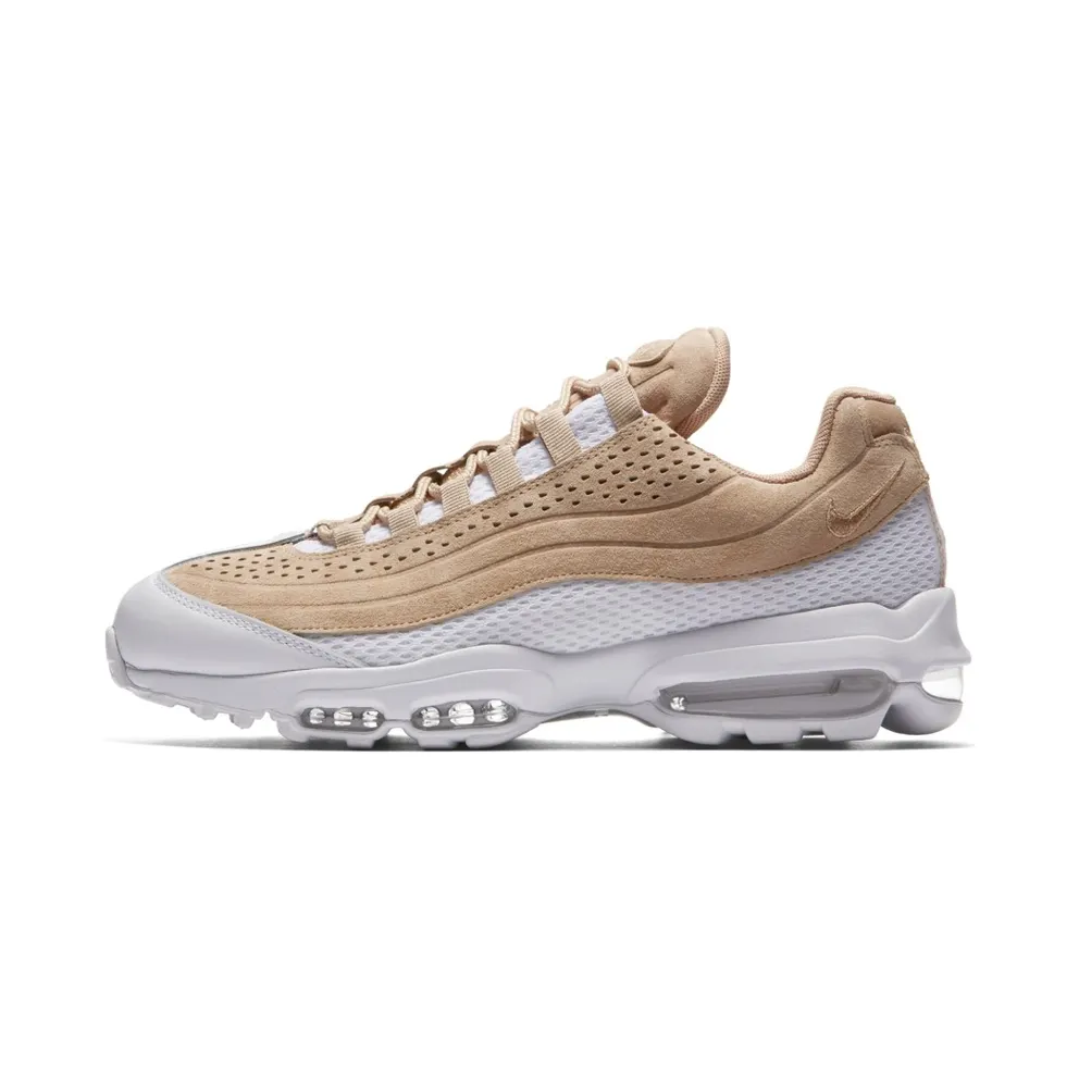 Nike Air Max 95 Ultra Prm Br “Vachetta Tan / White / Glacier Blue” (AO2438-200)