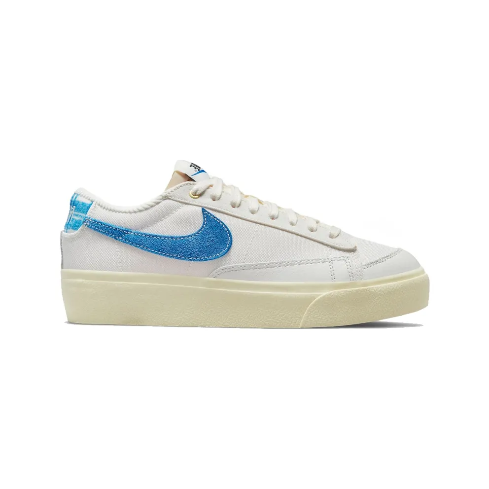 Nike Blazer Low Platform Sail Game Royal (W) (DO2371-133)