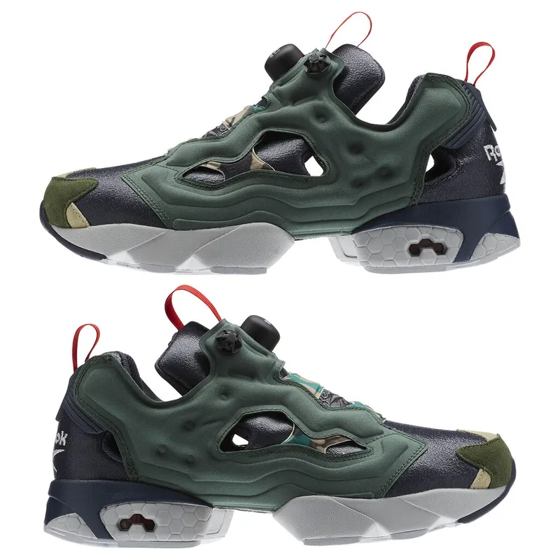 Reebok Instapump Fury OG VP Black Black/Green-Grey (Other Brands Reebok)