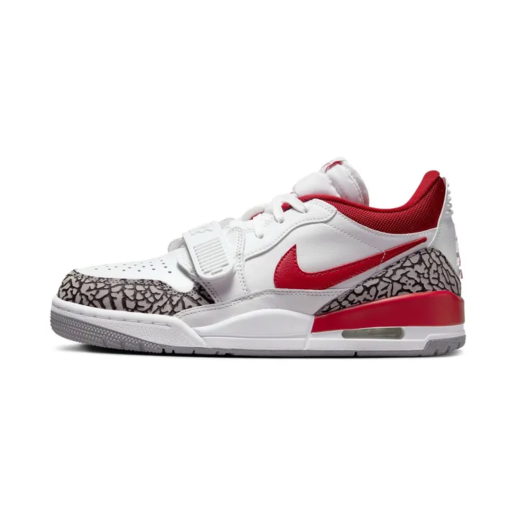 Jordan Legacy 312 Low “White / Cement Grey / Black / Gym Red” (FQ7827-106)
